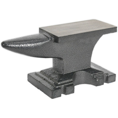 Loops Unisex Multicolor Cast Iron Anvil - Single Bick - 170 X 90Mm Working Surface - Bench Mounted 11Kg - Image 2
