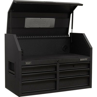 B&Q Premium Soft Close Tool Chest With 6 Drawers - 910Mm X 450Mm X 632Mm Black