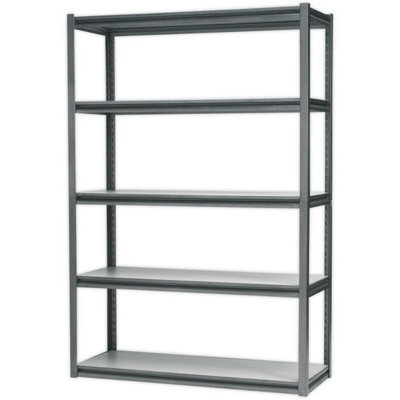 Heavy-Duty Warehouse Racking Unit With 5 Mdf Shelves And 600Kg Capacity from B&Q