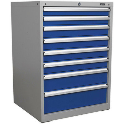  - 8 Drawer Heavy Duty Industrial Storage Cabinet With Locking System