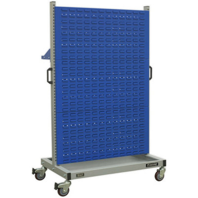 Versatile Industrial Mobile Storage System With Adjustable Shelf And Four Heavy-Duty Castors from B&Q