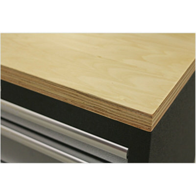 B&Q High-Quality 1360Mm Pressed Wood Worktop For Ys02633, Ys02634, Ys02639 & Ys02641 Cabinets