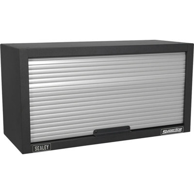  - 680mm Modular Wall CabinetEasy Access Tambour Style FrontAluminium Handles