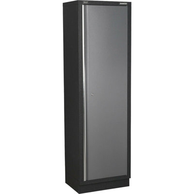 600mm Full Height Modular Floor Cabinet With Adjustable Shelves For Garage And Workshop Storage from B&Q