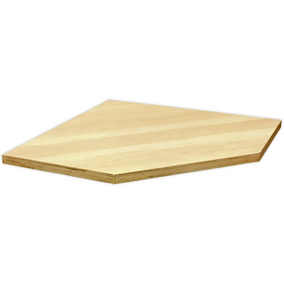  - 865mm Pressed Wood Worktop For Modular Corner Cabinets