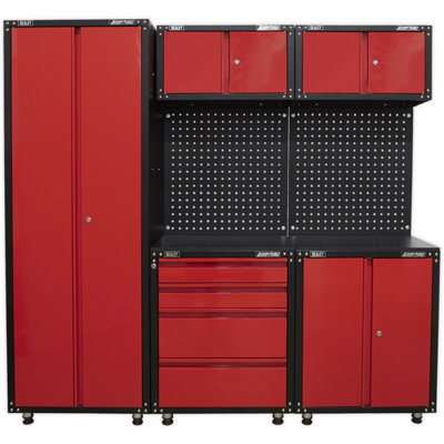  - Heavy Duty 2M Modular Garage Storage SolutionsDurable Workshop Cabinets