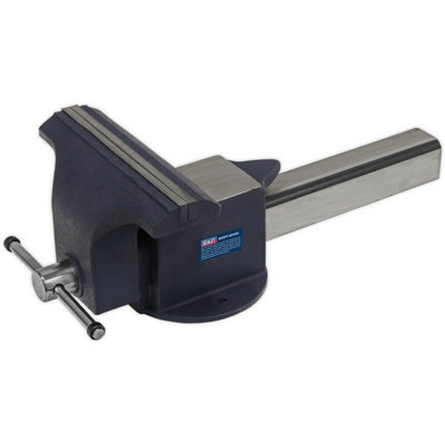 Heavy-Duty Bench Mounted Steel Vice300mm Jaw WidthBuilt In Anvil from B&Q