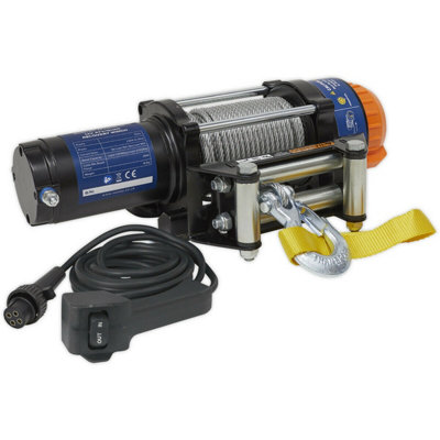 High-Power 12V Atv Quadbike Recovery Winch With 2040Kg Pull Capacity
