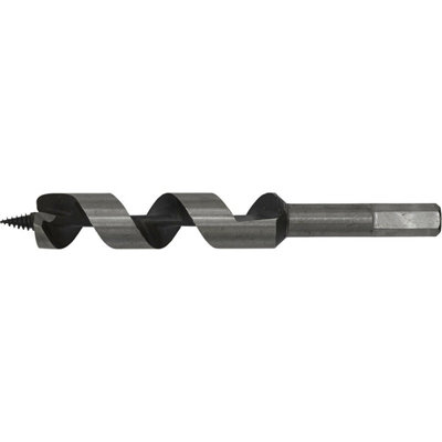 B&Q 18Mm X 155Mm Hexagonal Shank Auger Wood Drill Bit For Precision Woodworking