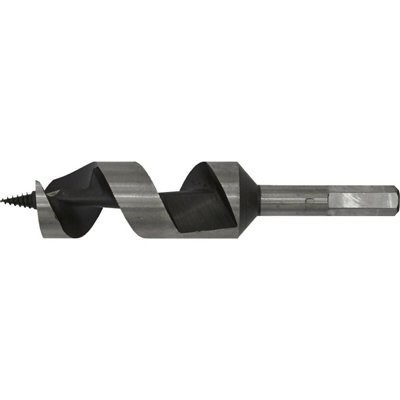 30mm X 155mm Hardened Auger Wood Drill Bit With Hexagonal Shank For Woodworking from B&Q