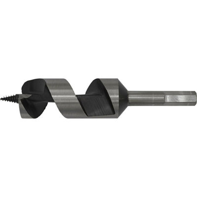 B&Q 32Mm X 155Mm Hardened Auger Drill Bit For Woodworking With Hex Shank