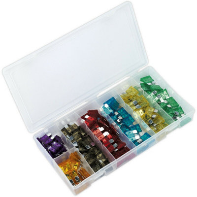 Comprehensive 120 Piece Automotive Blade Fuse Kit3A To 30A Assortment from B&Q