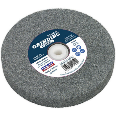 Premium Bench Grinding Stone Wheel 150mmA36Q Coarse With 32/13mm Bore from B&Q