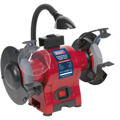 Powerful 150mm Bench Grinder With 250W Induction Motor For Precision Grinding from B&Q