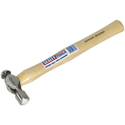 Premium 8Oz Ball Pein Pin Hammer With Hickory Handle And Drop Forged Steel Head from B&Q