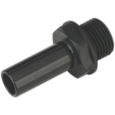 2 Pack15mm Stem To 1/2" Bsp Thread AdapterAir Ring Main Pipe Male Coupling from B&Q