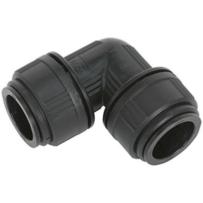 5 Pack28mm Equal Elbow Adapter 90 Degree AngledAir Ring Main Pipe Male Thread from B&Q