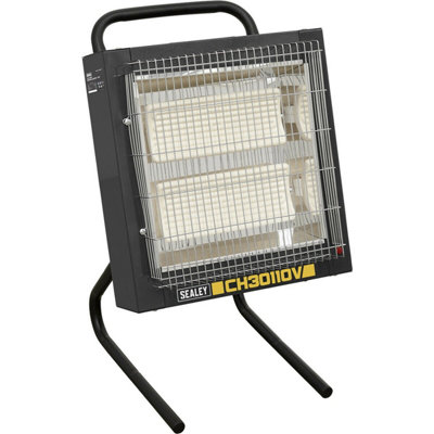 Portable Ceramic Heater1200 To 2400WInstant HeatTimerRemote Control from B&Q