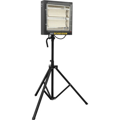 Ceramic Heater With Tripod Stand1200 To 2400WInstant HeatRemote Control from B&Q