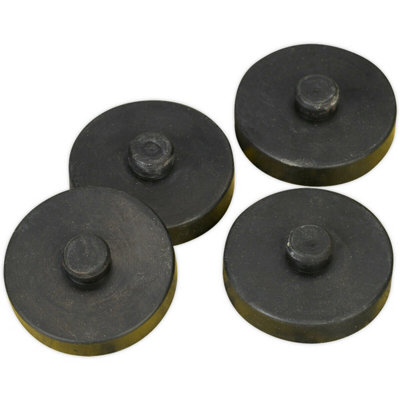 4 Pack Compressor Anti-Vibration Rubber FeetReduces Noise & Prevents Damage from B&Q