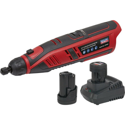 49 Piece Multipurpose Rotary Tool & Engraver KitCordless & Lightweight12V from B&Q