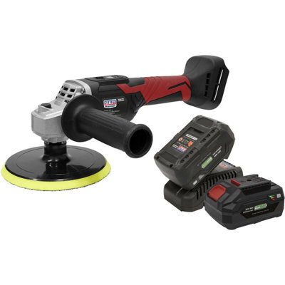  - 20V Cordless Rotary Polisher Kit150mm PadIncludes 2 Batteries & Charger