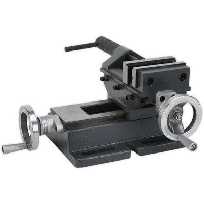 B&Q 150Mm Professional Cross Vice - 135Mm Jaw Opening - Precision Drilling & Milling
