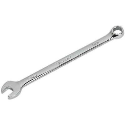 Premium 7mm Steel Combination SpannerLong Slim Chrome Vanadium Wrench from B&Q