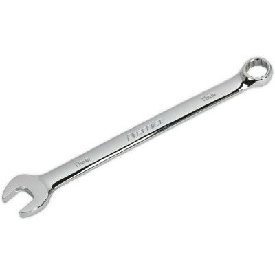 Loops 11Mm Steel Combination Spanner - Long Slim Design Combo Wrench - Chrome Vanadium - Image 3