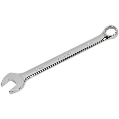 Premium 23mm Steel Combination SpannerLong Slim Chrome Vanadium Wrench from B&Q