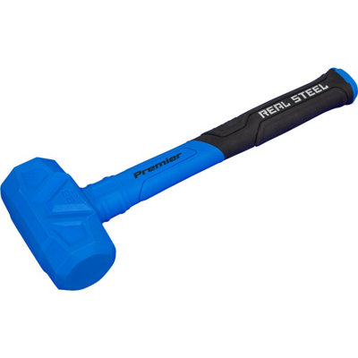  - 1.75Lb Shot-Loaded Dead Blow Hammer With Soft Grip Handle For Maximum Control