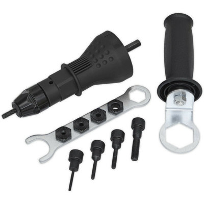 Versatile Drill Powered Rivet Nut Adaptor1/4" Shank For M3 To M8 Mandrels from B&Q