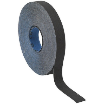  - Blue Twill Emery Roll25mm X 25MFlexible & Tear Resistant80 Grit