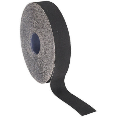 Blue Twill Emery Roll25mm X 50MFlexible & Tear Resistant120 Grit from B&Q