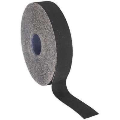 Flexible Blue Twill Emery Roll 80 Grit25mm X 50M For Precision Metal Finishing from B&Q