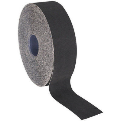 Blue Twill Emery Roll50mm X 50MFlexible & Tear Resistant80 Grit from B&Q