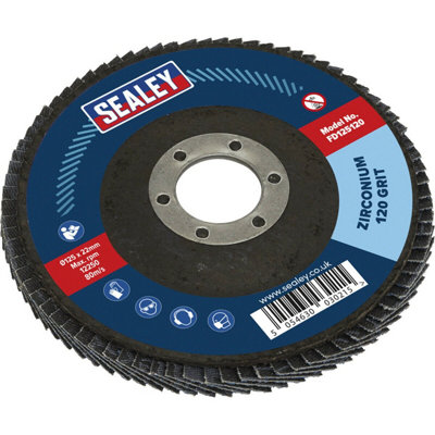  - High-Performance 125mm Zirconium Flap Disc With 22mm Bore For Surface Preparation
