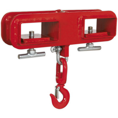 1000Kg Capacity Forklift Lifting HoistHeavy Duty SteelMobile Crane from B&Q