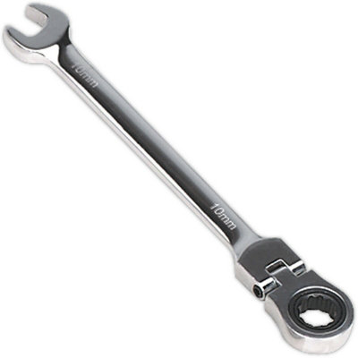  - 10mm Flexible Ratchet Combination Spanner With Chrome Vanadium Steel