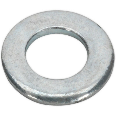 100 Pack Form A Flat Zinc WasherM4 X 9mmDin 125MetricMetal Spacer from B&Q