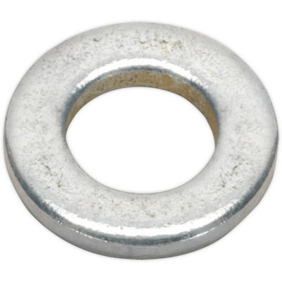 100 Pack Form A Flat Zinc WasherM6 X 12mmDin 125MetricMetal Spacer from B&Q