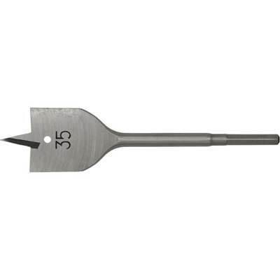 High Performance 35 X 152mm Hardened Wood Drill Bit With Hex Shank For Precision Woodworking from B&Q