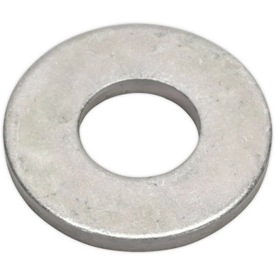 100 Pack Form C Flat WasherM10 X 24mmBs 4320MetricMetal Spacer from B&Q