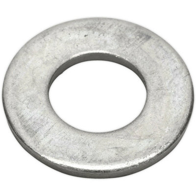 50 Pack Form C Flat WasherM14 X 30mmBs 4320MetricMetal Spacer from B&Q
