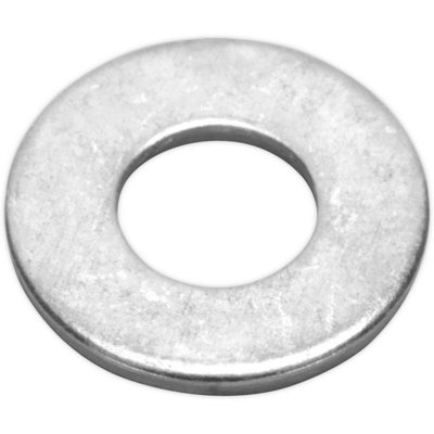 100 Pack Form C Flat WasherM6 X 14mmBs 4320MetricMetal Spacer from B&Q