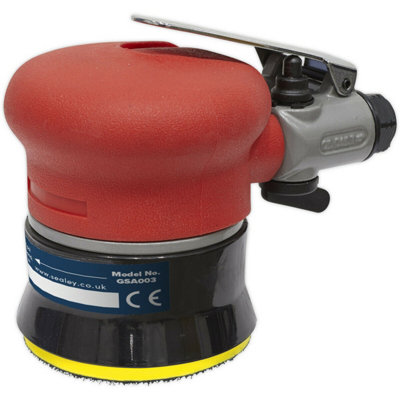 Loops 75Mm Air Orbital Palm Sander - 1/4" Bsp - Variable Speed Hook & Loop Backing Pad - Image 3
