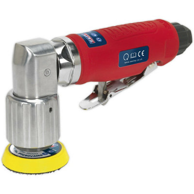 B&Q 50Mm Variable Speed Air Orbital Disc Sander With Hook & Loop Backing Pad