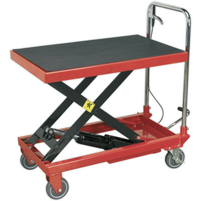 Heavy Duty Hydraulic Platform Truck With 300Kg Capacity And Safety Release Feature from B&Q