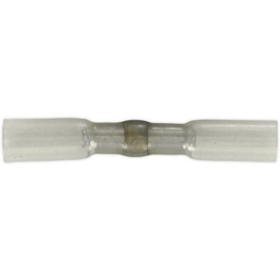 25 Pack Clear Heat Shrink Butt ConnectorCrimp And Solder16-14 Awg Cable from B&Q