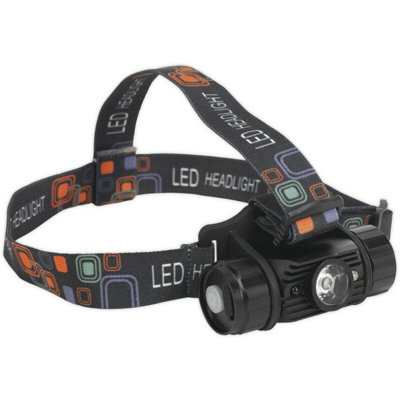 Rechargeable Head TorchThree Light Settings3W LedAuto Sensor from B&Q